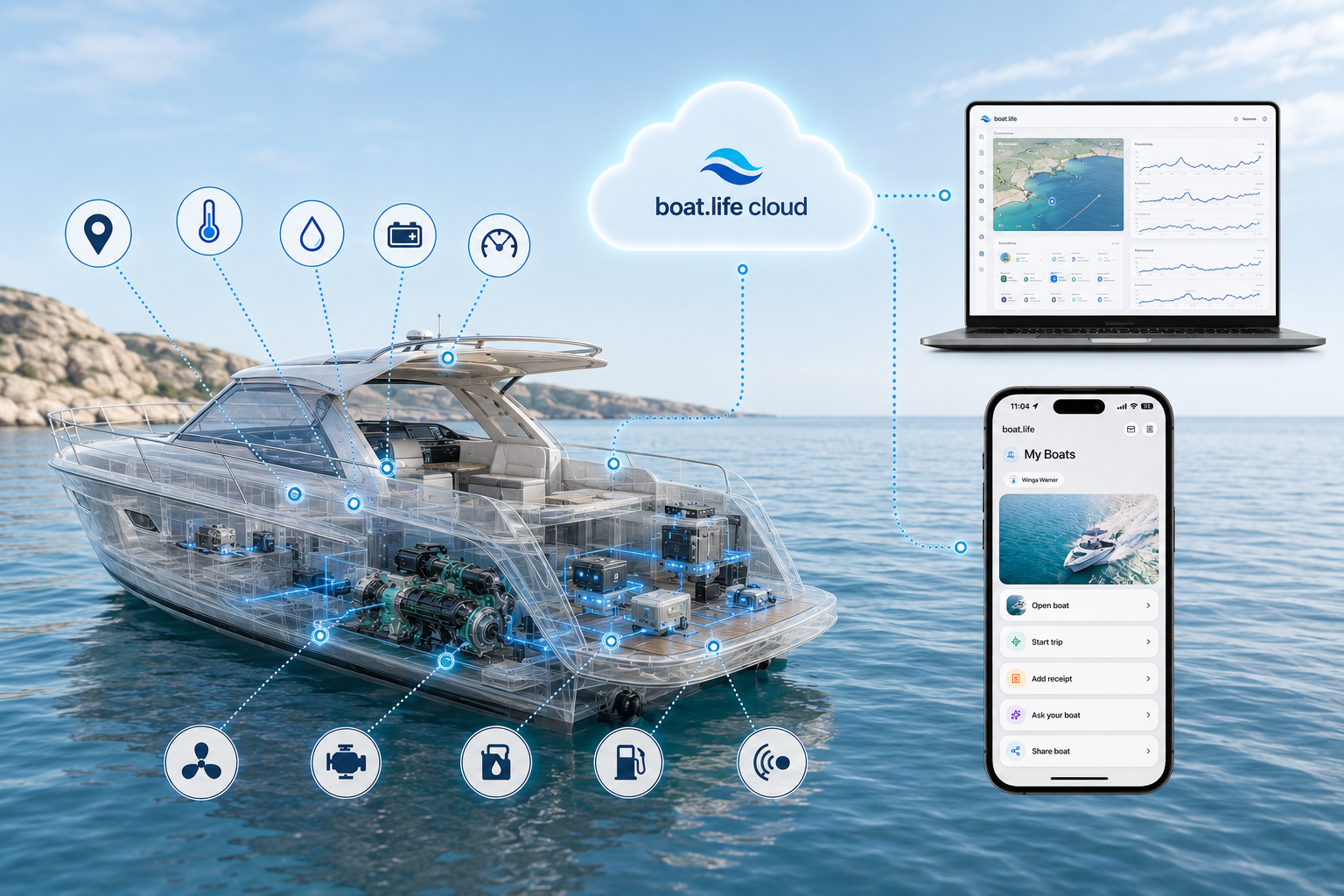 See your boat live